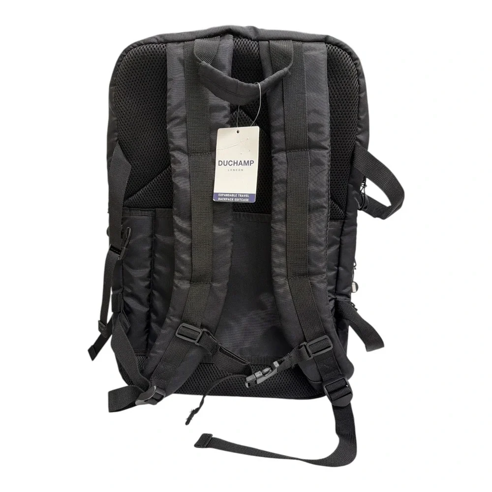 Duchamp Getaway Expandable Carry-On Backpack Suitcase w/Adapter NWT